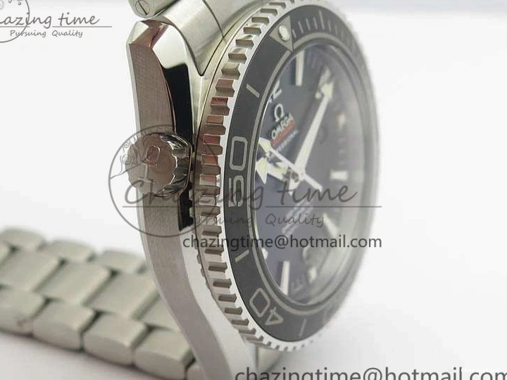 0710 Breathable Planet Ocean Pro Ceramic Bezel 45mm OMF 1:1 Best Edition On SS Bracelet A8500 (Black Balance Wheel) 8140